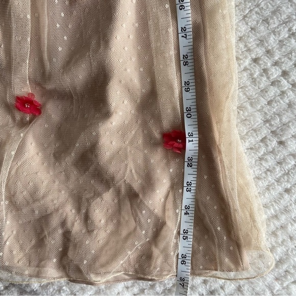 Alice By Temperley Nude Embellished Embroidery Dress - Picture 15 of 16